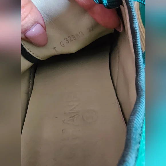 Chanel Sneaker Made In Italy💚 - Picture 12 of 17